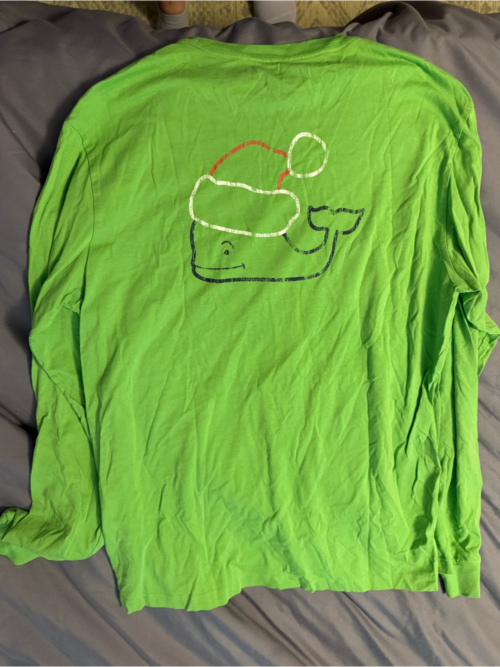Vineyard Vines Santa Long sleeve T-Shirt